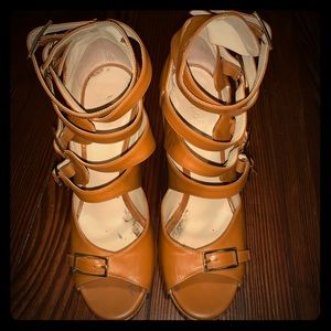 Chloe Arce Strappy Buckle Wedges